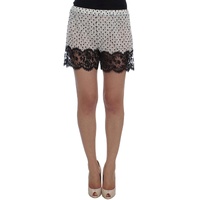 Floral Print Lace Silk Stretch Sleep-shorts S Women