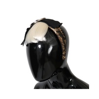 Dolce & Gabbana Crystal and White Hair Diadem Headband One Size Women