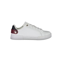 Tommy Hilfiger Women's White Polyester Sneaker - 39 EU