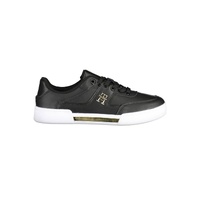 Tommy Hilfiger Women's Black Polyester Sneaker - 41 EU