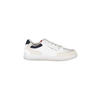 Tommy Hilfiger Men's White Polyester Sneaker - 44 EU