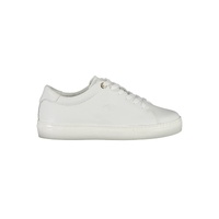 Tommy Hilfiger Women's White Polyester Sneaker - 39 EU