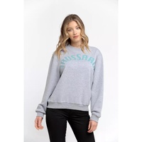 Maxi Lettering Oversized Sweatshirt L Women