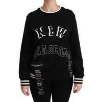 Gorgeous Dolce & Gabbana Crew Neck Pullover Sweater with Sequins and Embroidery 42 IT Women