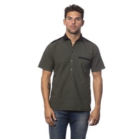 Classic Button-Up Shirt with Regular Fit 41 IT Men