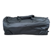 60L FIB Sports Duffle Bag Duffel Gym Canvas Travel Foldable - Black