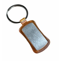 Duo Key Tag Key Ring Keyring School Bag Badge - Orange