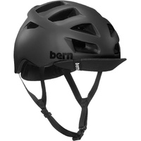 Mens Allston Cycling Bike Helmet w/ Flip Visor - Matte Black - 2XL/3XL