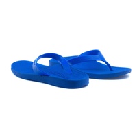 ARCHLINE Orthotic Thongs Arch Support Shoes Footwear Flip Flops Orthopedic - Blue/Blue - EUR 47