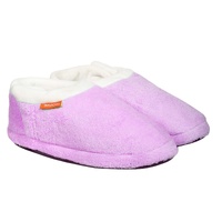 ARCHLINE Orthotic Slippers CLOSED Arch Scuffs Pain Relief Moccasins - Lilac - EU 36