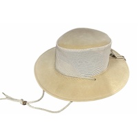 Dents Cooler Western Wide Brim Hat Sun Summer Outback Breathable - Stone - Medium