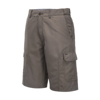 HUSKI Cargo Shorts Mens Cascade Microfibre Flexi Fit Short Army Military 515206 - Clay - 3XL (107cm Waist)