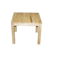 Rubberwood Square Table