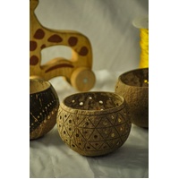 Coco Candle holder- Golden Pineapple