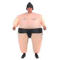 SUMO Fancy Dress Inflatable Suit -Fan Operated Costume