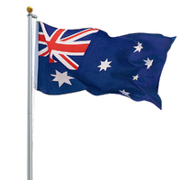 6.0m Flag Pole Full Set / Kit w Australian Flag