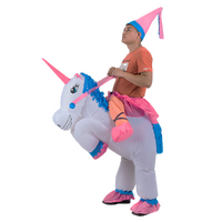 UNICORN Fancy Dress Inflatable Suit -Fan Operated Costume