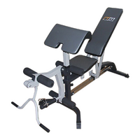 FID Flat Incline Decline Bench Press w/ Leg Extension