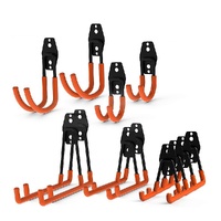 12-Pack Wall Mount Garage Hooks Tool Storage Workshop Organiser Heavy Duty Steel