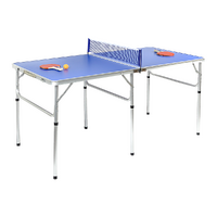 152cm Portable Tennis Table, Folding Ping Pong Table Game Set