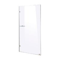 700 x 2100mm Frameless 10mm Safety Glass Shower Screen