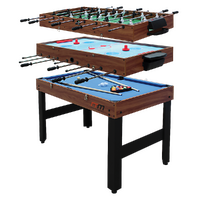 4FT 3-in-1 Games Foosball Soccer Hockey Pool Table