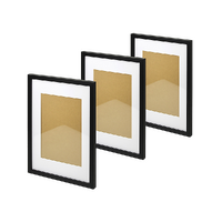 Photo Frames Collage Black A3 Picture Frame Wall Set Home Decor 3PCS