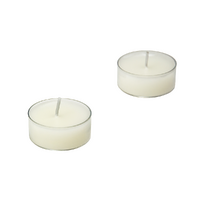 Bulk Buy Unscented SOY WAX Tealights, Soy Wax Tealight Candles - (100pc per set)