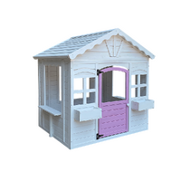 Cubby House Kids Wooden Outdoor Playhouse Cottage Play Children Timber