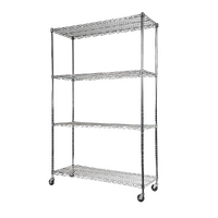 Modular Wire Storage Shelf 1200 x 450 x 1800mm Steel Shelving