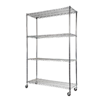 Modular Wire Storage Shelf 1500 x 600 x 1800mm Steel Shelving