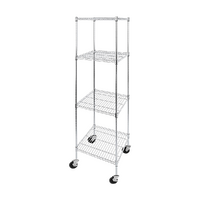 Modular Wire Storage Shelf 600 x 600 x 1800mm Steel Shelving