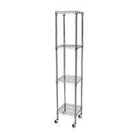 Modular Wire Storage Shelf 450 x 450 x 1800mm Steel Shelving