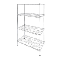 Modular Wire Storage Shelf 1200 x 600 x 1800mm Steel Shelving