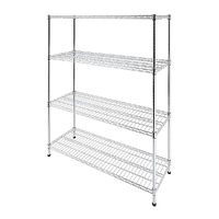 Modular Wire Storage Shelf 1500 x 350 x 1800mm Steel Shelving