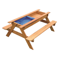 Sand & Water Wooden Picnic Table