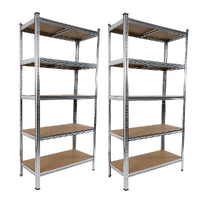 2 x 1.8M Garage Shelving Warehouse Rack Storage Shelves Pallet Racking