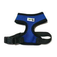 Pet Harness Soft Air Mesh Padded Adjustable - Moondidley Pets Large Navy