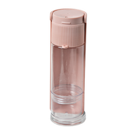 12x Ribbed Portable Pet Bottle in Pink