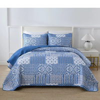 Blissful Quilted bedspread and pillowcovers set: Relax in Style - Queen size