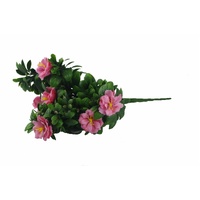 Pink Rose Bunch UV 45cm