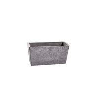 Imitation Stone Grey Rectangle Planter 27cm