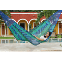 Outdoor undercover cotton Mayan Legacy hammock King size Caribe