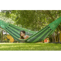 Outdoor undercover cotton Mayan Legacy hammock King size Jardin