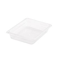 65mm Clear Gastronorm GN Pan 1/2 Food Tray Storage