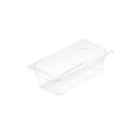 100mm Clear Gastronorm GN Pan 1/3 Food Tray Storage