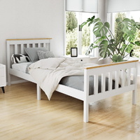 Ampthill Single Wooden Bed Frame Bedroom Furniture Kids