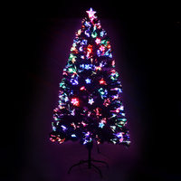 1.5m Christmas Tree Optic Fibre LED Xmas tree Multi Colour