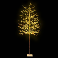 Solar Christmas Tree 2.1m Twigs 480 LED Lights Xmas Tree