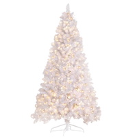 Christmas Tree 2.1m 500 LED Xmas Tree Decorations White 1260 Tips